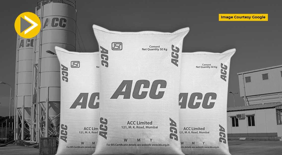 सीमेंट कंपनी ACC ने पहली तिमाही के नतीजे किए घोषित