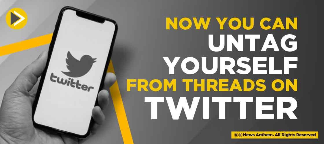 Now you can untag yourself from threads on Twitter