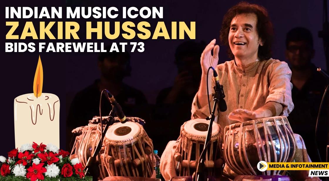 Indian Music Icon Zakir Hussain Bids Farewell at 73