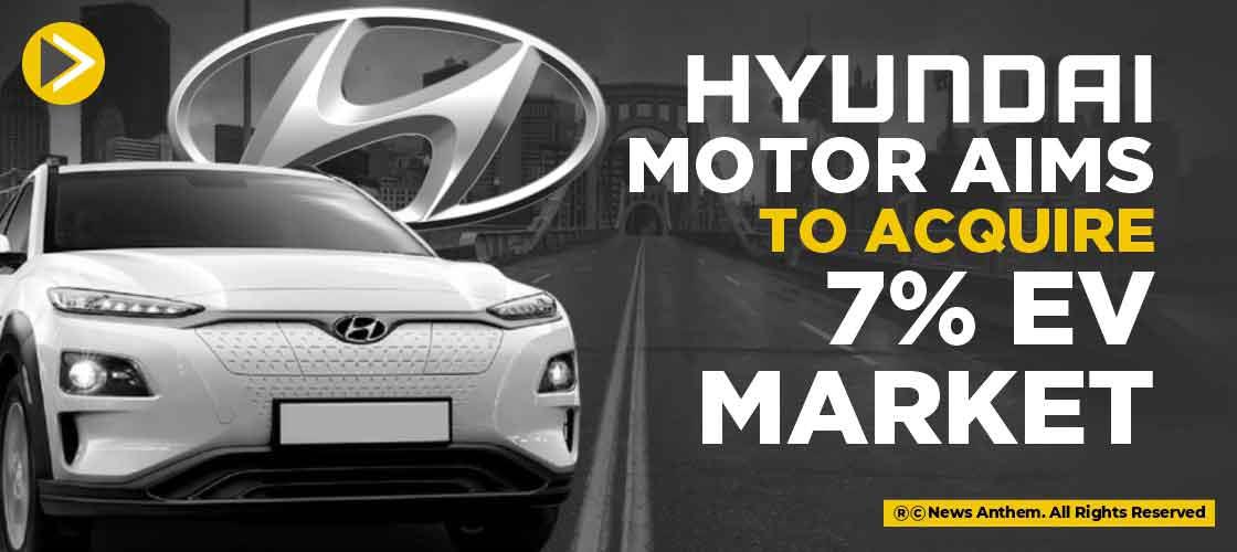 Hyundai Motor aims to acquire 7% EV market