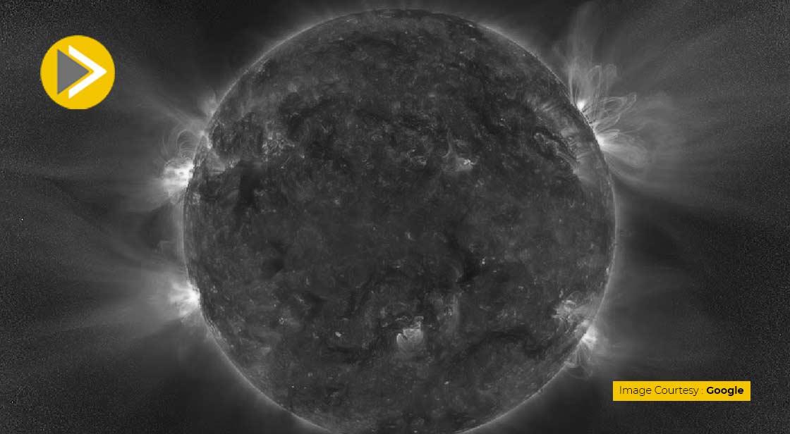500 डिग्री तापमान में खींची गईं सूर्य की तस्वीरें