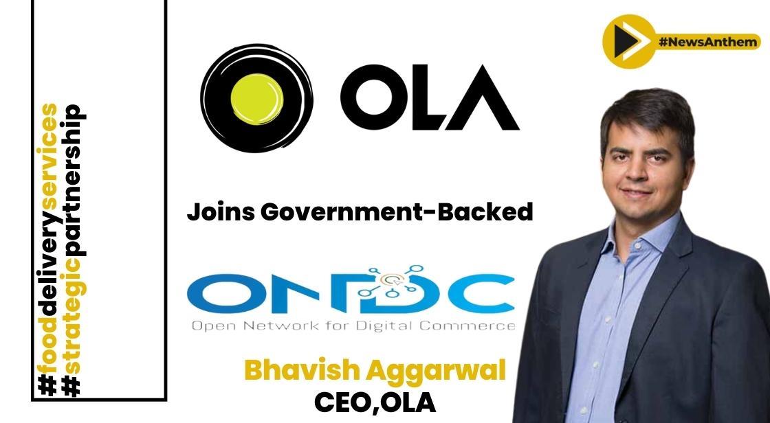 Ola's Ambitious Leap into Food Delivery with ONDC Partnership