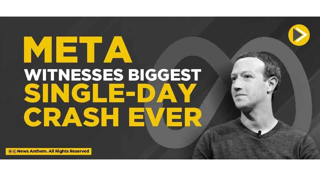Meta witnesses biggest single-day crash ever