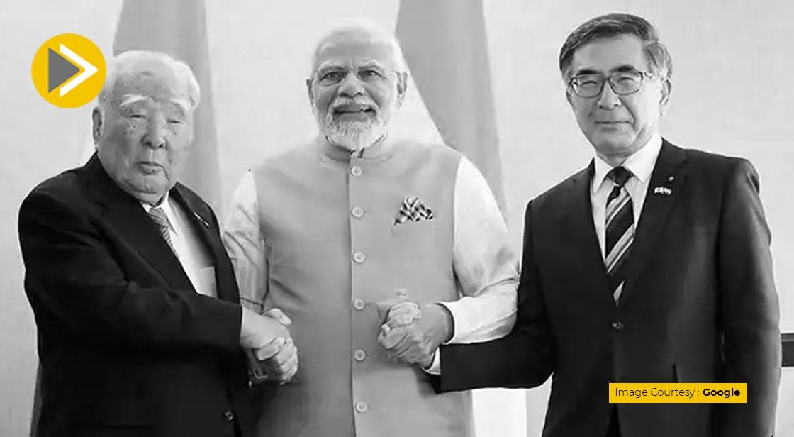ओसामु सुजुकी ने की पीएम मोदी से मुलाकात