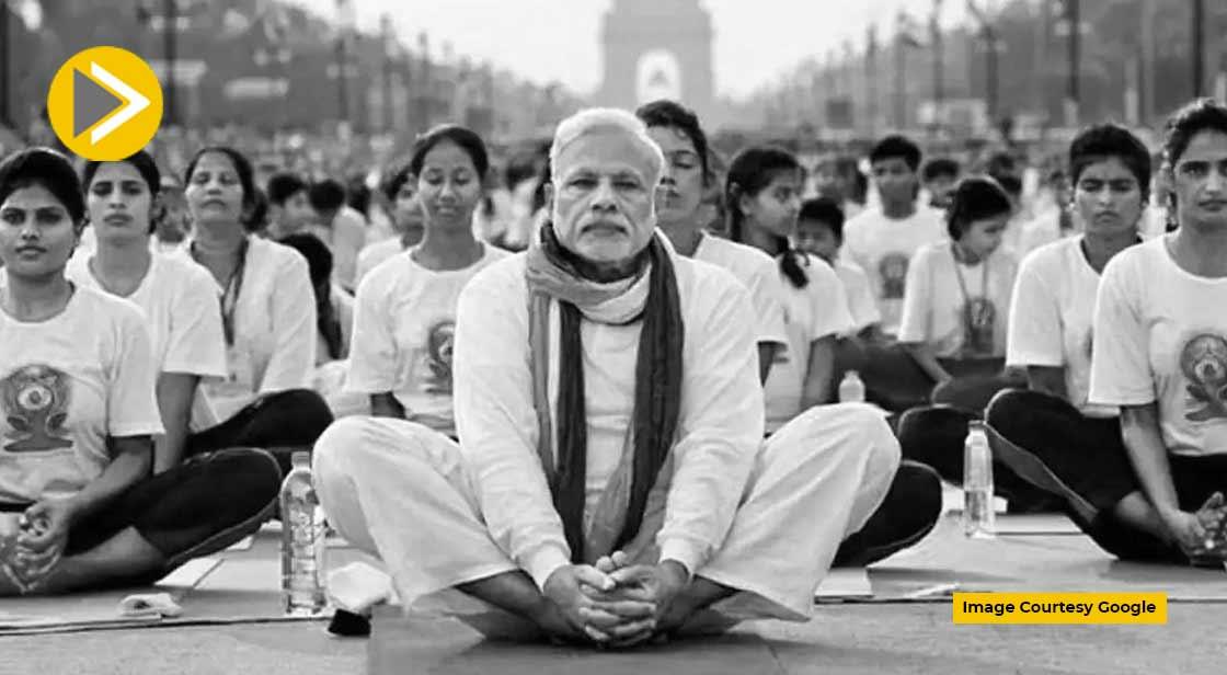 PM Modi did Yoga in Mysore on Yoga Day