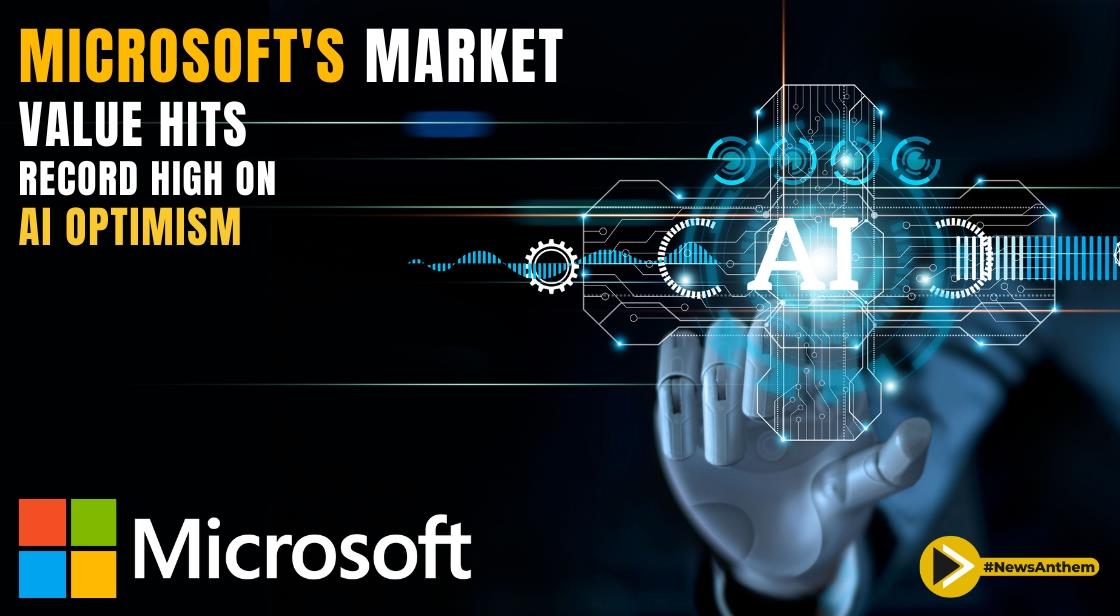 Microsoft's Market Cap Surges with AI Boost, Reaching Record High of $2.6 Trillion