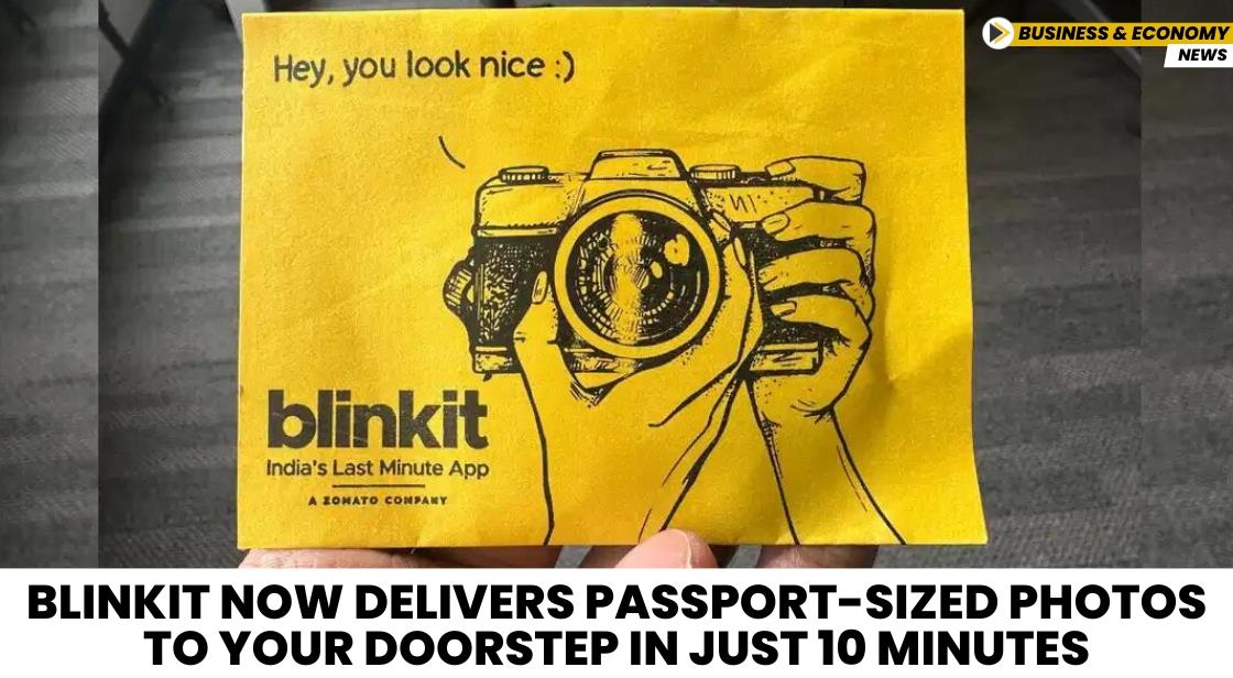 Blinkit Now Delivers Passport-Sized Photos to Your Doorstep in Just 10 Minutes
