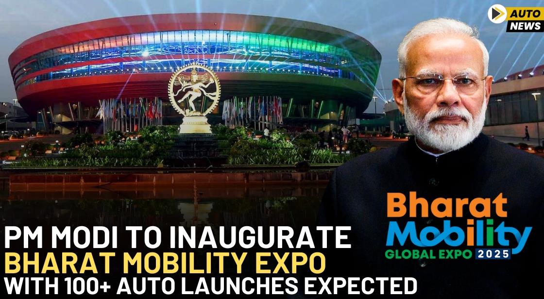 PM Modi to Inaugurate Bharat Mobility Expo with 100+ Auto Launches Expected