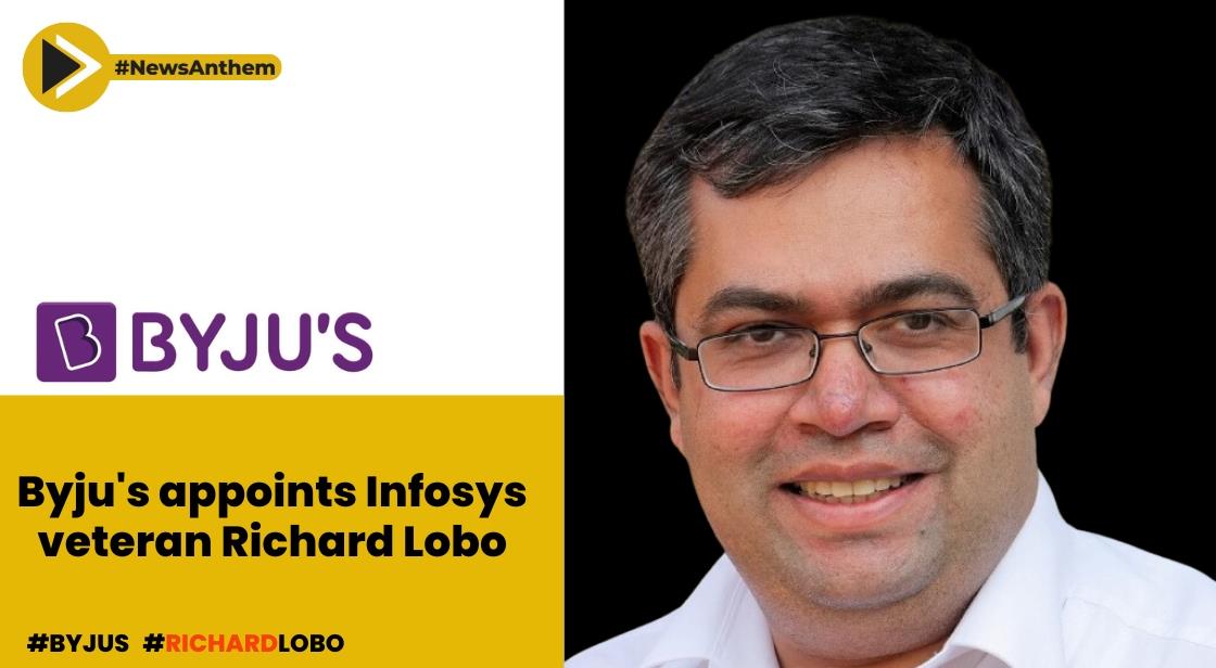 Former Infosys HR Head Richard Lobo Joins Byju's to Lead HR Transformation