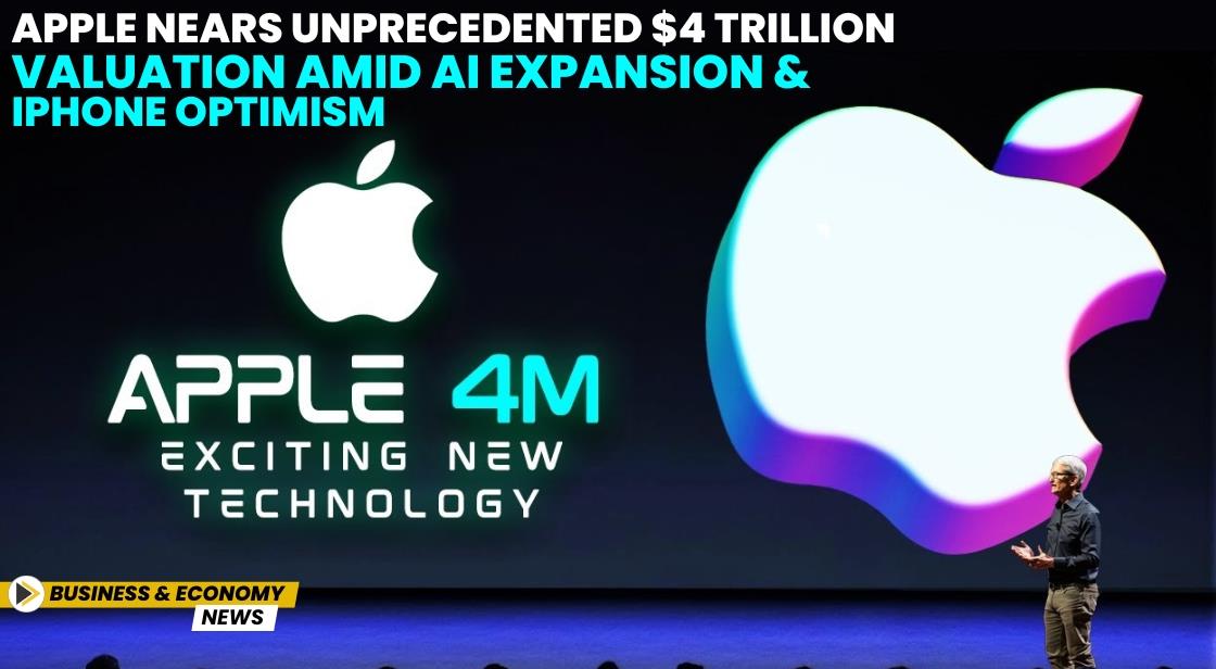 Apple Nears Unprecedented $4 Trillion Valuation Amid AI Expansion and iPhone Optimism
