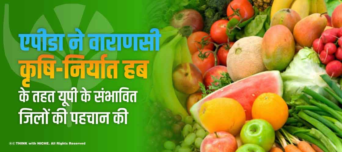 एपीडा ने वाराणसी कृषि-निर्यात हब के तहत यूपी के संभावित जिलों की पहचान की