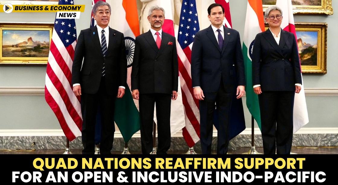 Quad Nations Reaffirm Support for an Open and Inclusive Indo-Pacific