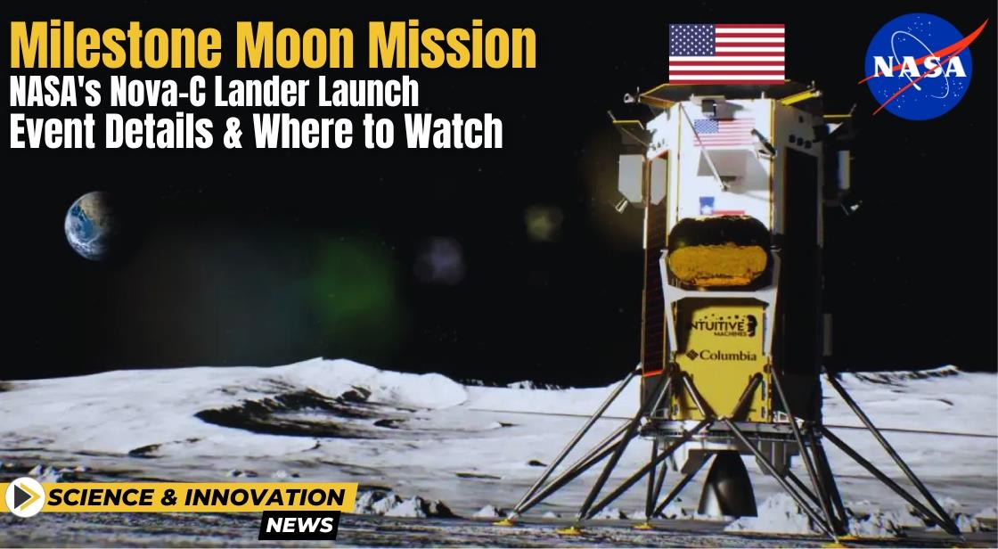 Milestone Moon Mission: NASA's Nova-C Lander Launch - Event Details and Where to Watch