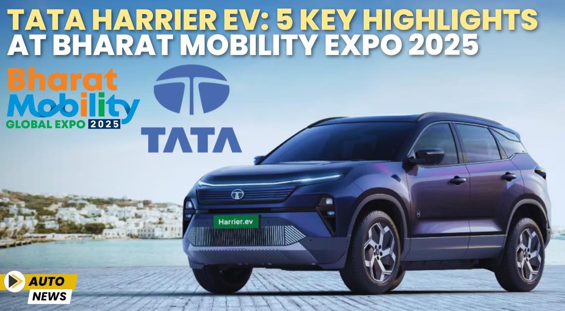 Tata Harrier EV: 5 Key Highlights at Bharat Mobility Expo 2025