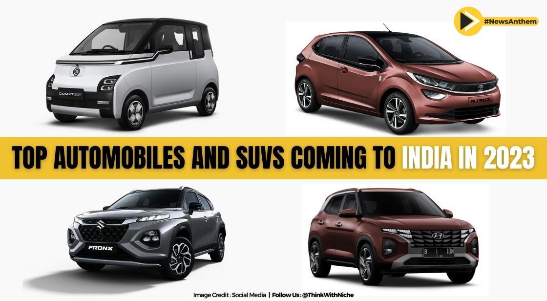 Top 5 Automobiles and SUVs Coming to India in 2023