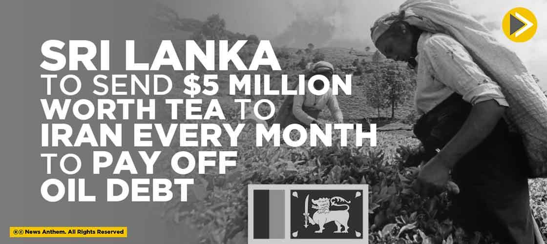 Sri Lanka to send $5 Million worth tea to Iran every month to pay off oil debt