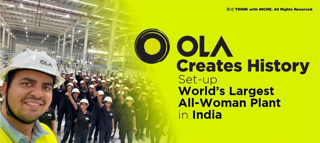 Ola Creates History Set-up World s Largest All-Woman Plant In India