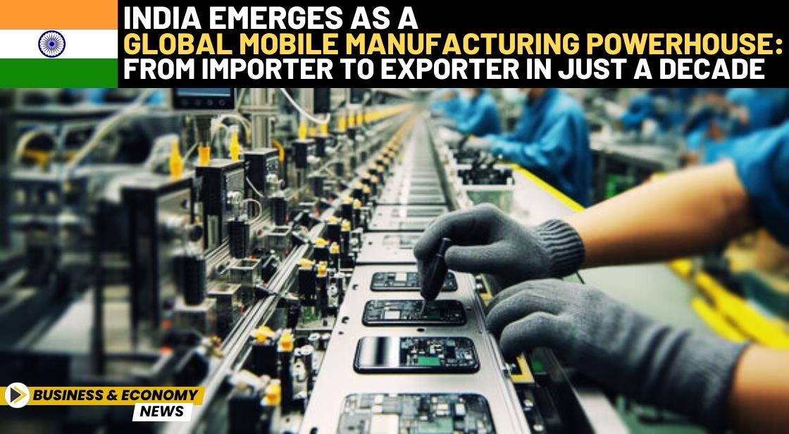 India Emerges as a Global Mobile Manufacturing Powerhouse: From Importer to Exporter in Just a Decade