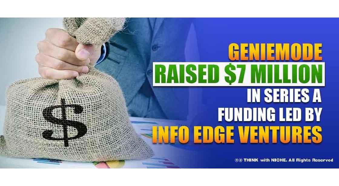Geniemode raised $7 million in Series A funding led by Info Edge Ventures