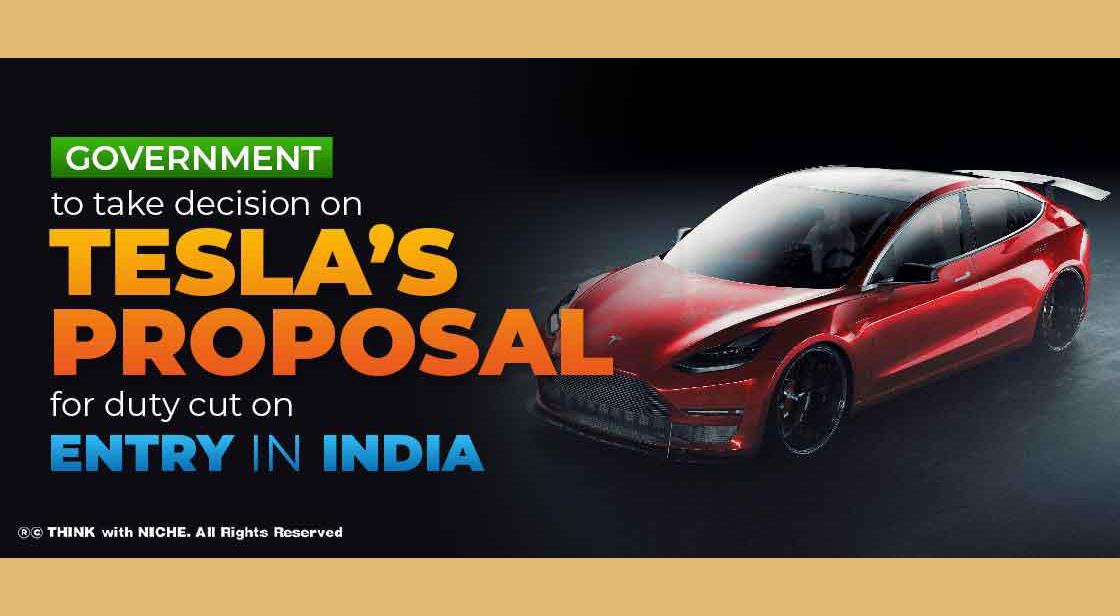 Government to take decision on Tesla’s Proposal for duty cut on entry in India