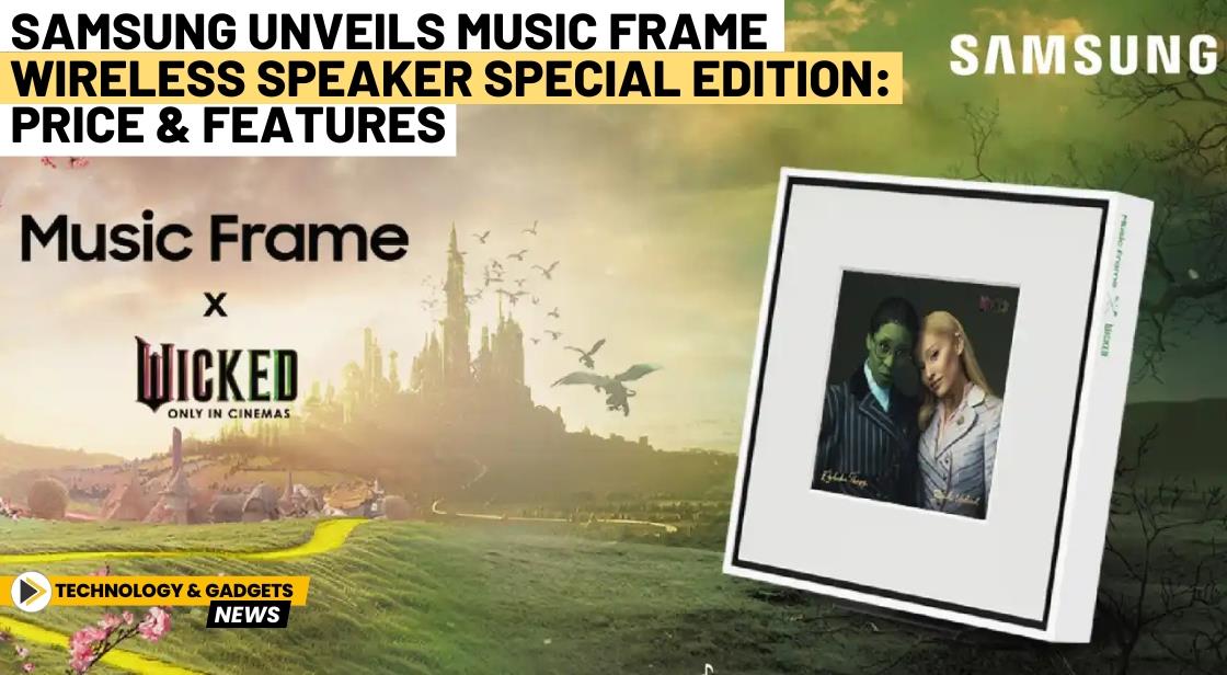 Samsung Unveils Music Frame Wireless Speaker Special Edition: Price and Features