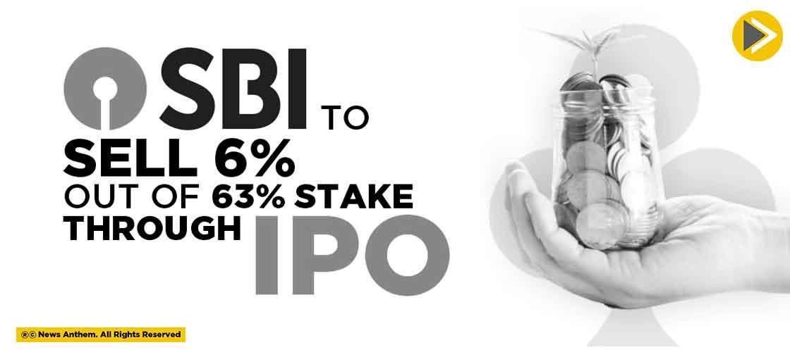 SBI to sell 6% out of 63% stake through IPO