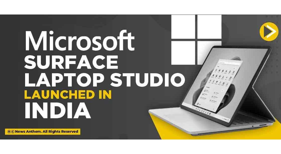 Microsoft Surface Laptop Studio launched in India