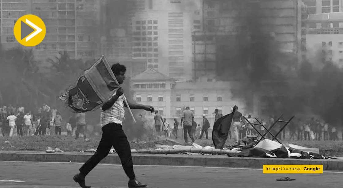 Former PM Mahinda Rajapaksa 'evacuated' from burning home