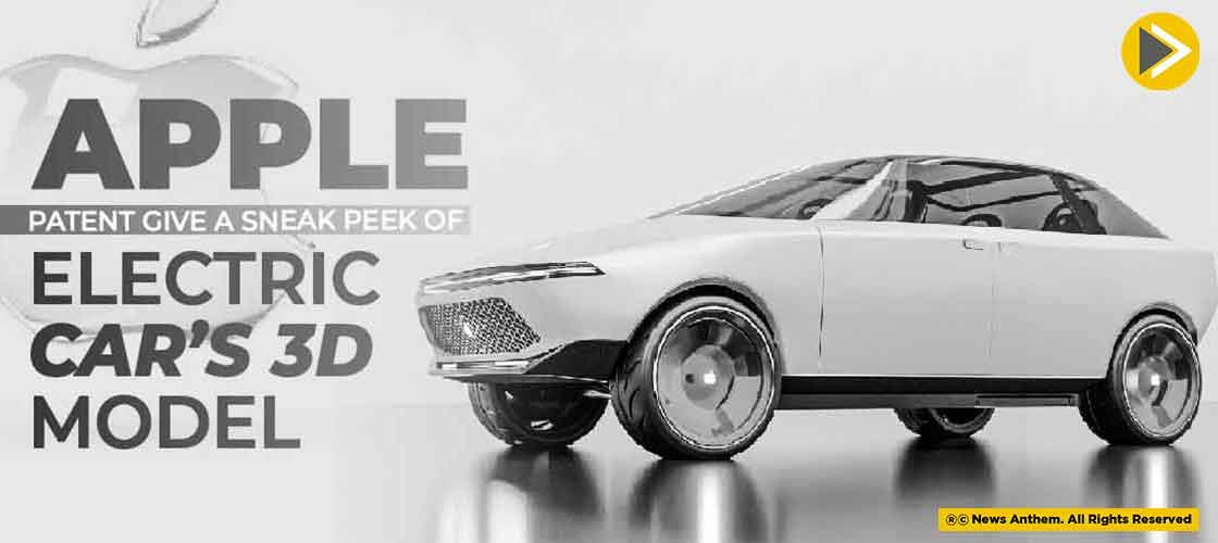 Apple Patent Give a Sneak Peek of Electric Car’s 3D Model