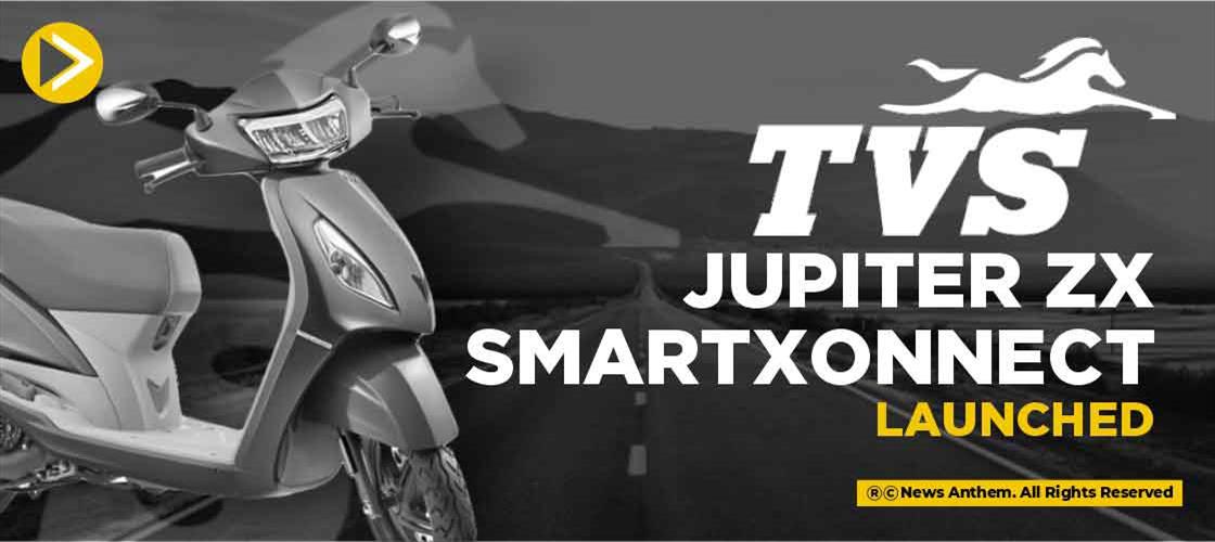 TVS Jupiter ZX Smartxonnect Launched