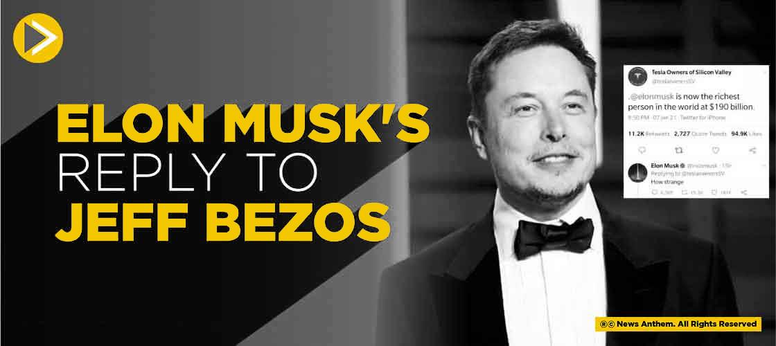 Elon Musk's Reply to Jeff Bezos
