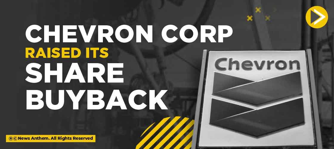 Chevron Corp raised its Share Buyback