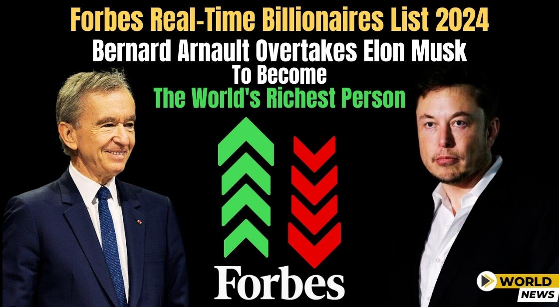 Bernard Arnault Overtakes Elon Musk to Become the World's Richest Person